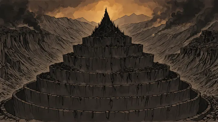 Uma montanha em degraus: os oito Anéis de Karran